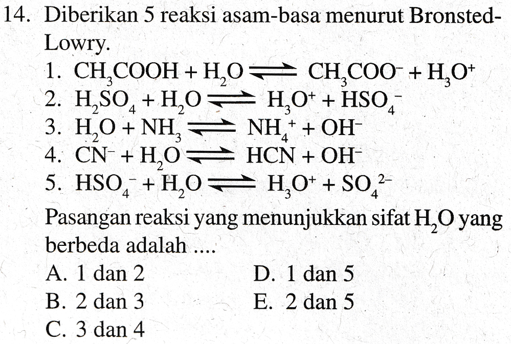 Detail Contoh Asam Basa Arrhenius Nomer 19