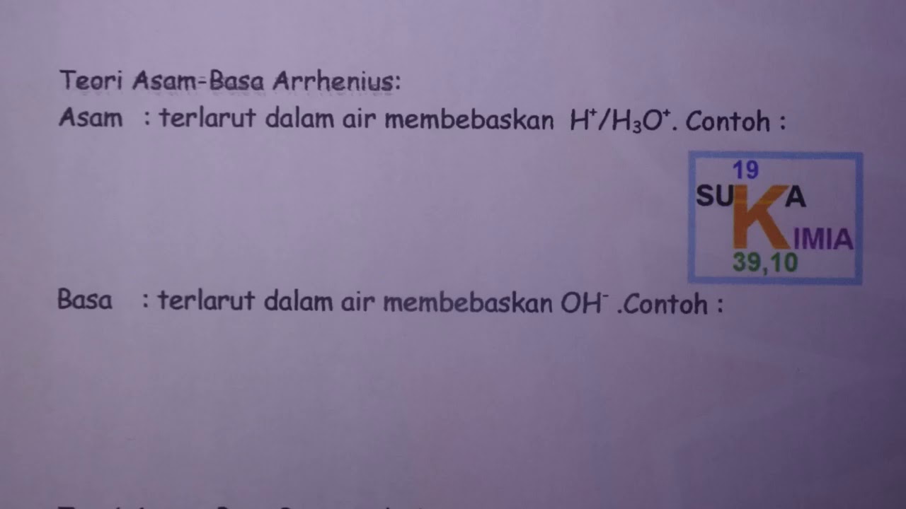 Detail Contoh Asam Basa Arrhenius Nomer 38