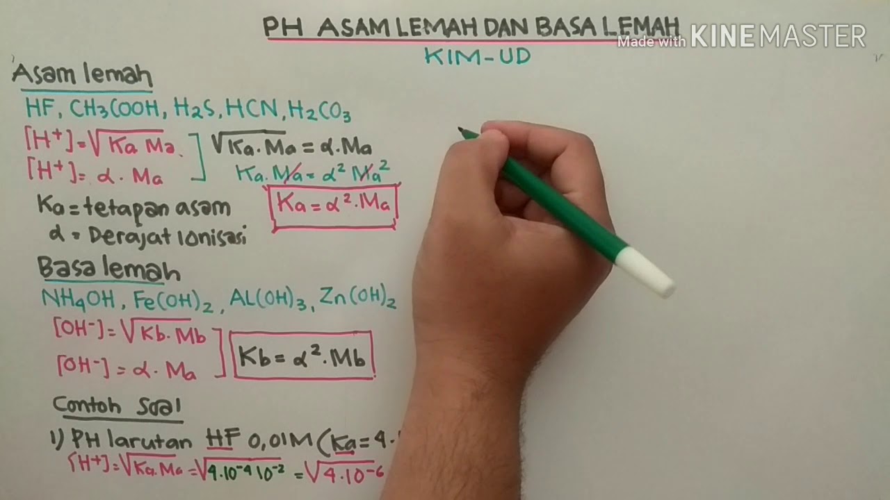 Detail Contoh Asam Lemah Dan Basa Lemah Nomer 20