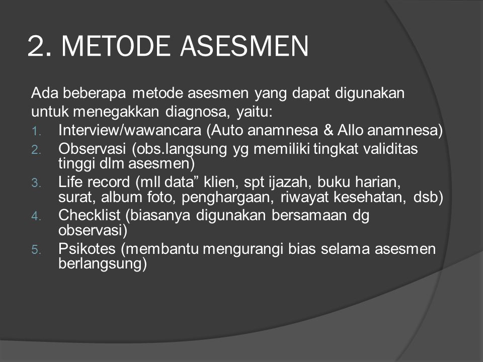 Detail Contoh Asesmen Psikologi Nomer 21