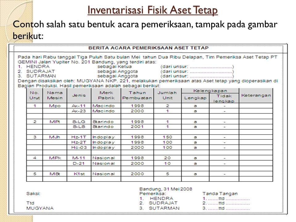 Detail Contoh Aset Perusahaan Nomer 16