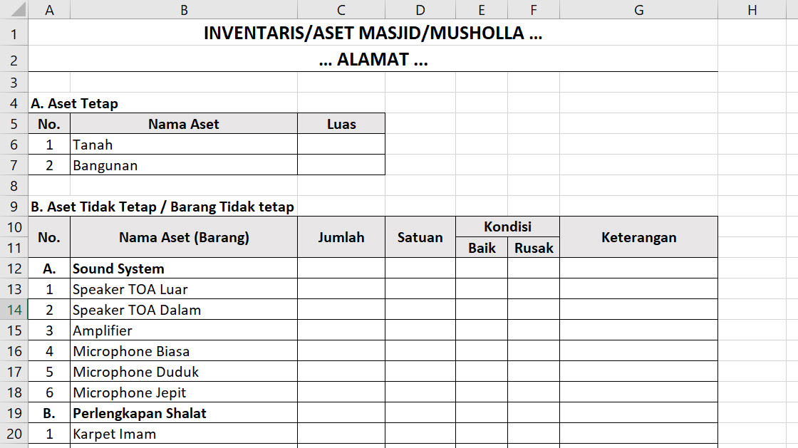 Detail Contoh Aset Perusahaan Nomer 10