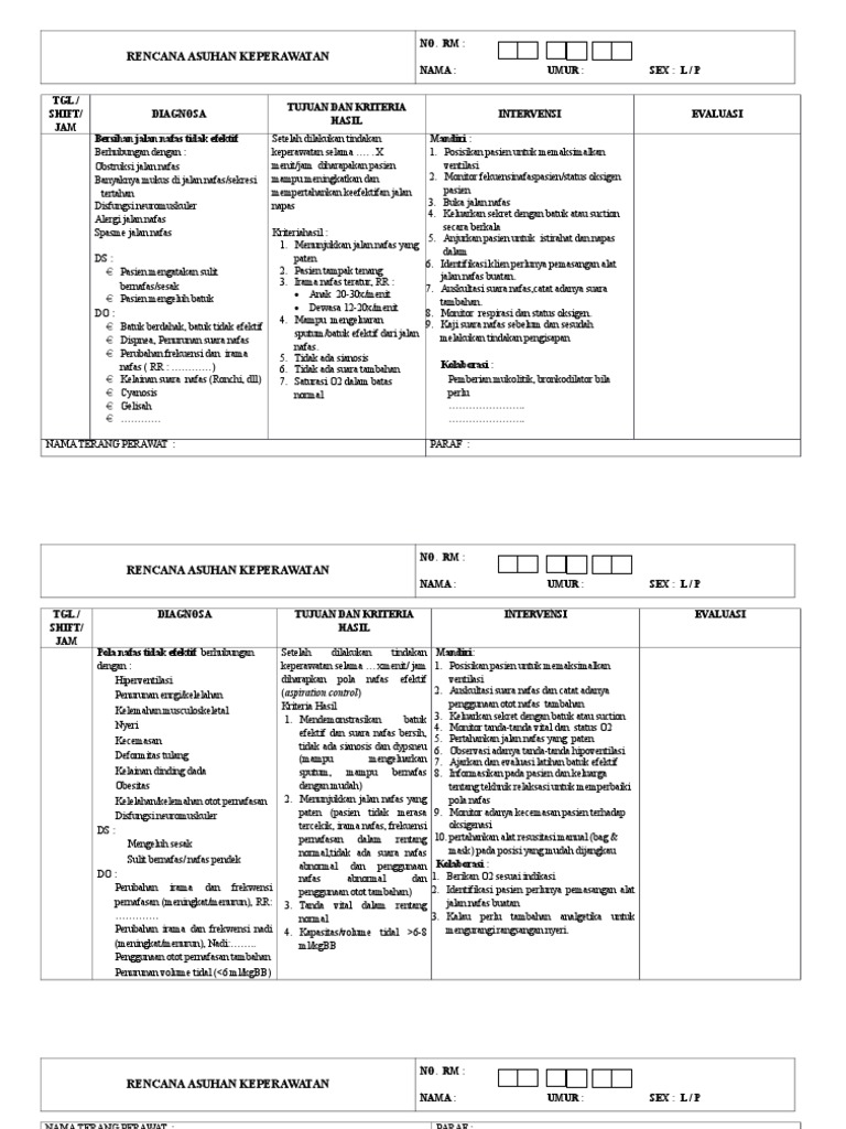 Detail Contoh Askep Keperawatan Nomer 48