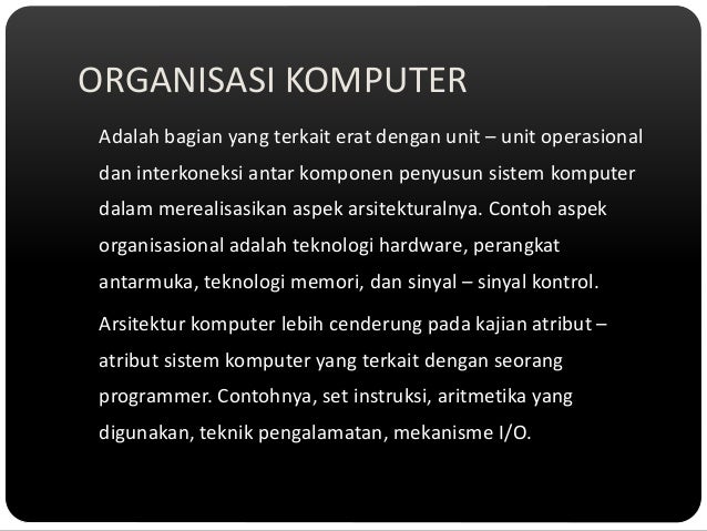 Detail Contoh Aspek Organisasi Nomer 45