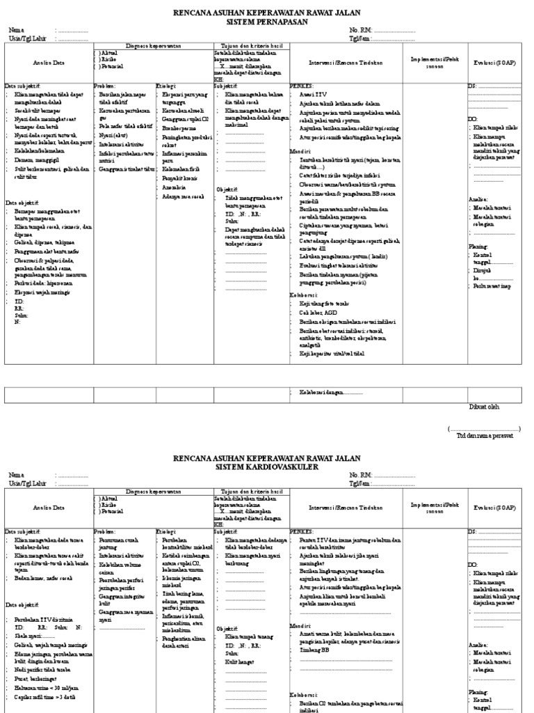 Detail Contoh Asuhan Keperawatan Nomer 47