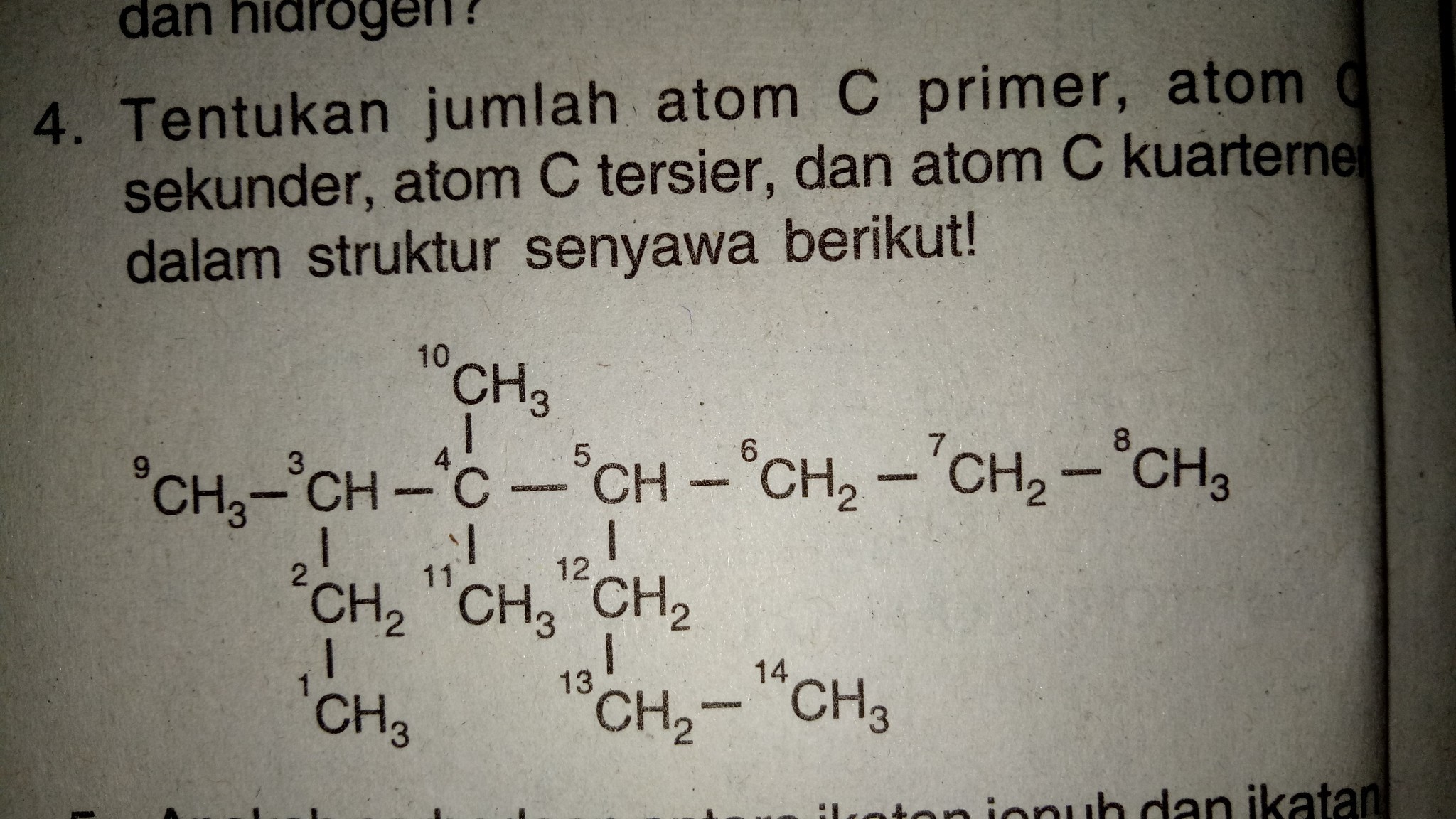 Detail Contoh Atom C Primer Nomer 28