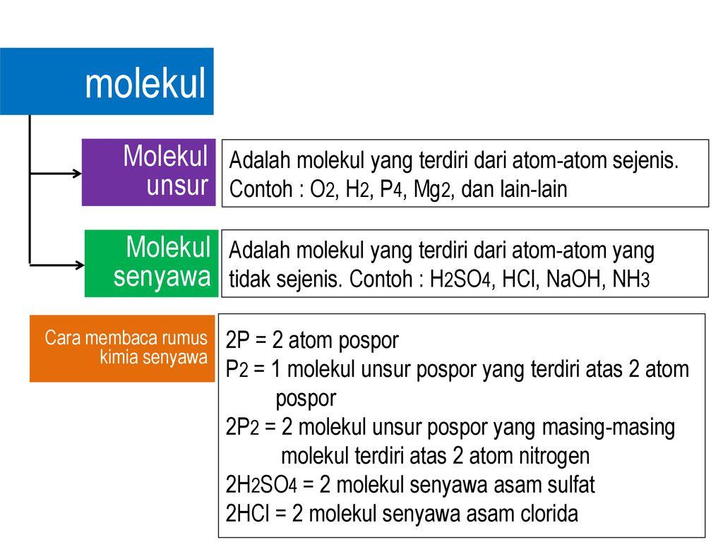 Detail Contoh Atom Ion Dan Molekul Nomer 13