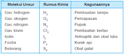 Detail Contoh Atom Ion Dan Molekul Nomer 19