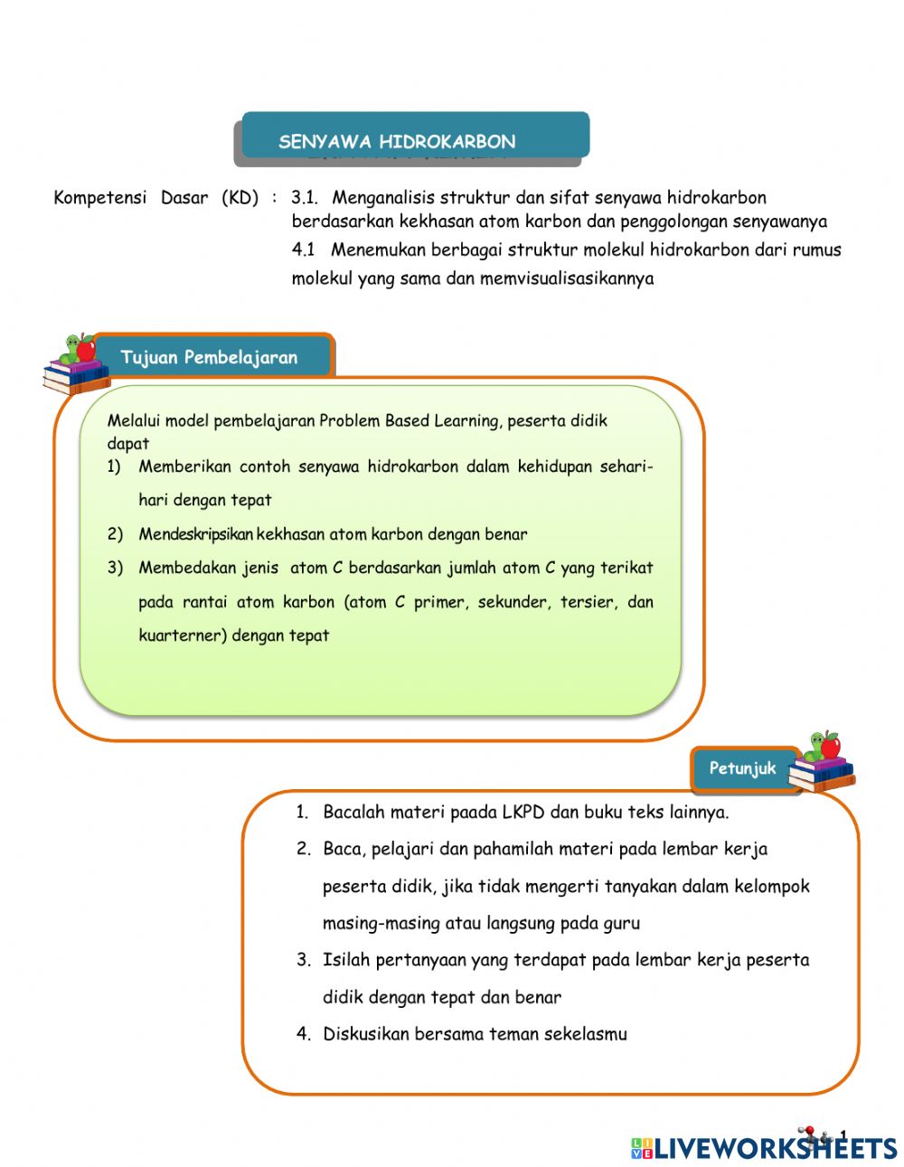 Detail Contoh Atom Karbon Primer Nomer 48