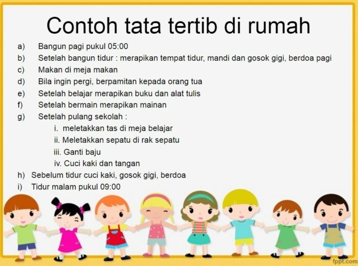 Contoh Aturan Di Rumah - KibrisPDR