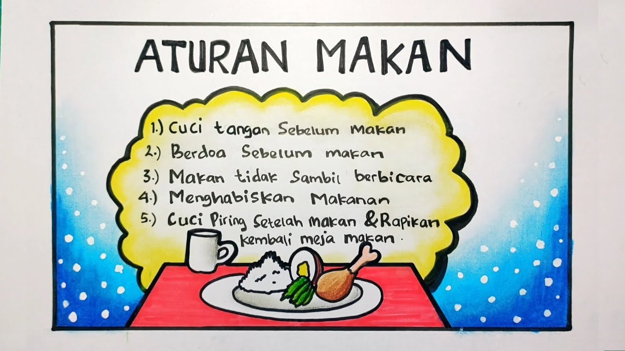 Contoh Aturan Makan Di Rumah - KibrisPDR