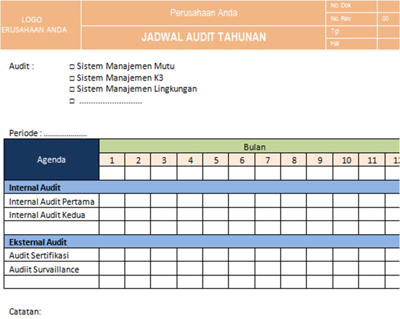 Detail Contoh Audit Internal Nomer 33