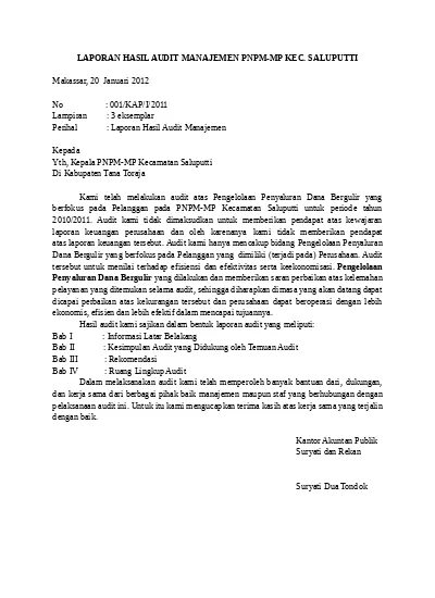 Detail Contoh Audit Sdm Nomer 23