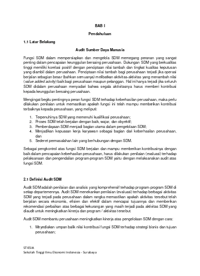 Detail Contoh Audit Sdm Nomer 35
