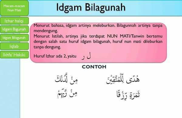 Detail Contoh Ayat Izhar Nomer 26