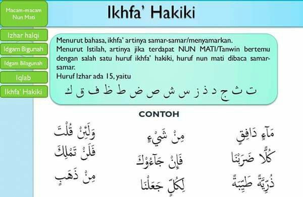 Detail Contoh Ayat Izhar Syafawi Nomer 47