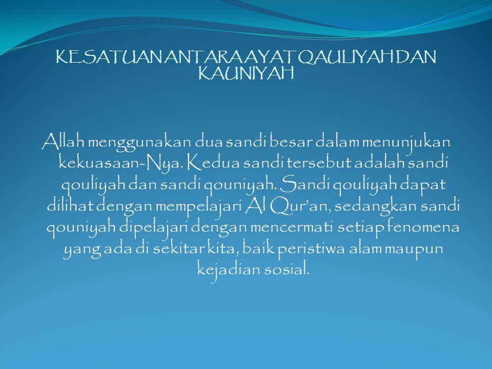 Detail Contoh Ayat Kauniyah Nomer 18