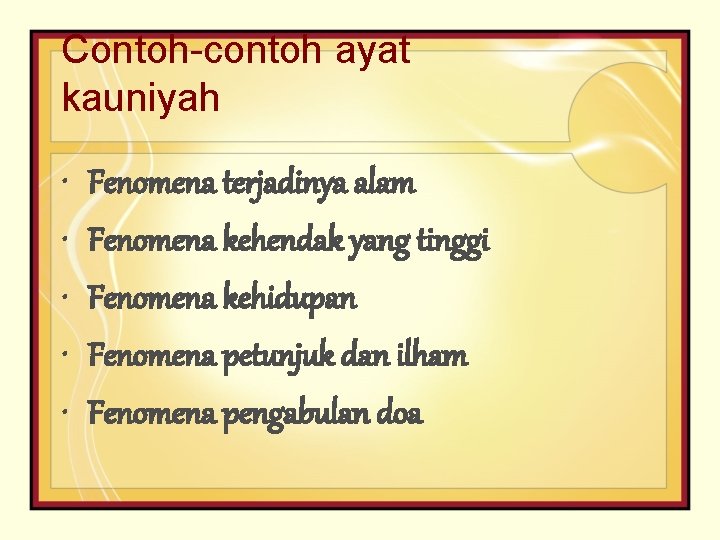 Detail Contoh Ayat Kauniyah Nomer 9