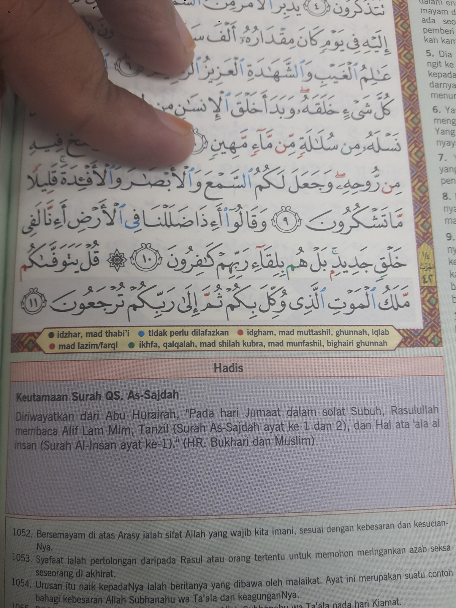 Detail Contoh Ayat Sajadah Nomer 20