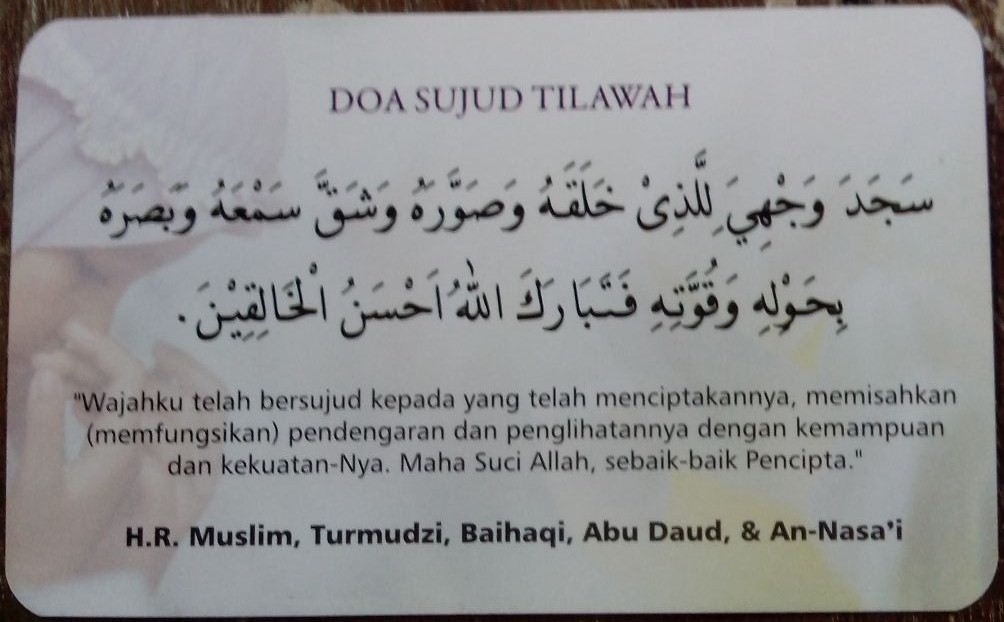 Detail Contoh Ayat Sajadah Nomer 42