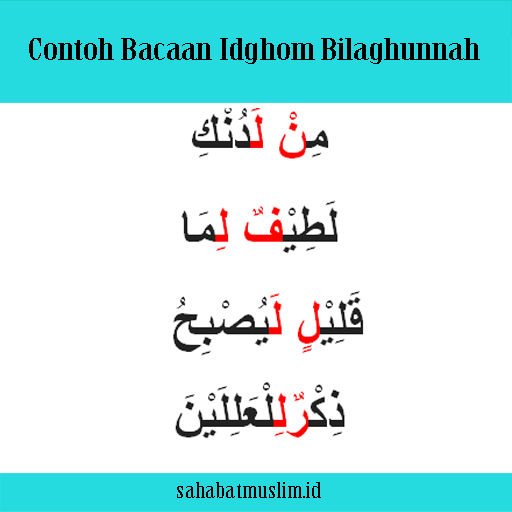 Detail Contoh Bacaan Idgham Bighunnah Dalam Al Quran Nomer 11