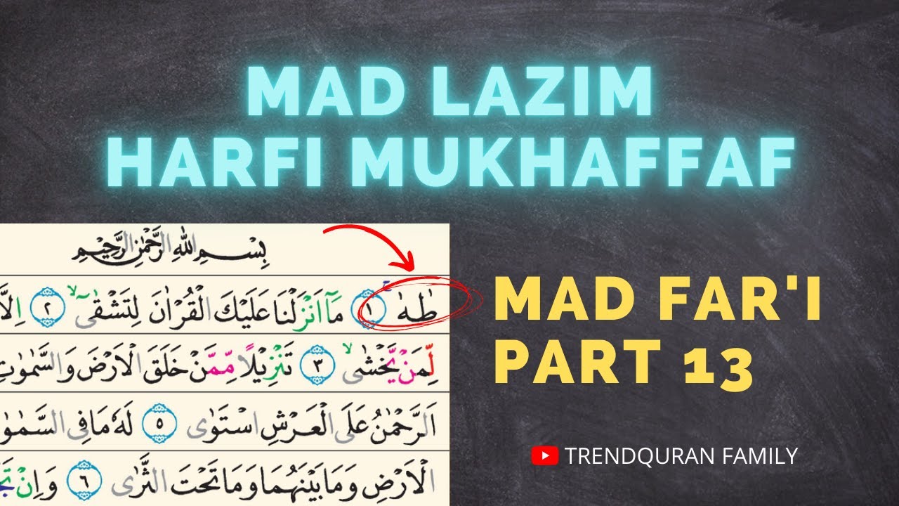 Detail Contoh Bacaan Mad Lazim Harfi Musyabba Nomer 24