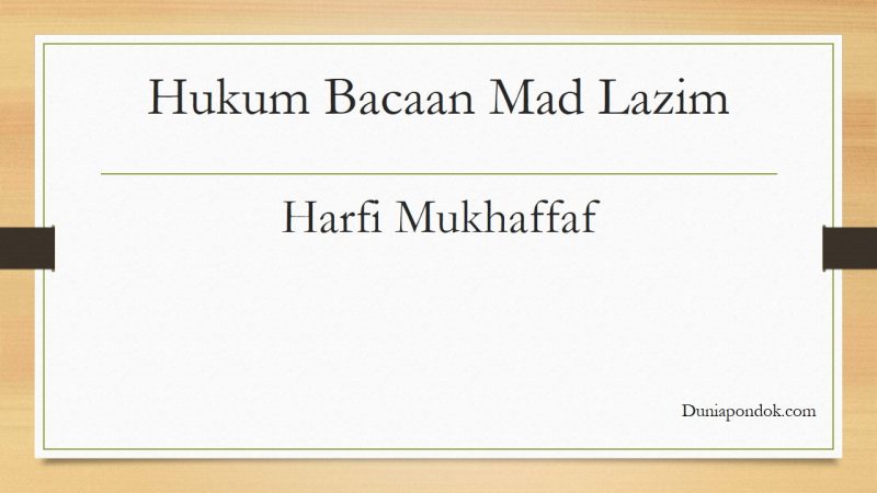 Detail Contoh Bacaan Mad Lazim Harfi Musyabba Nomer 49