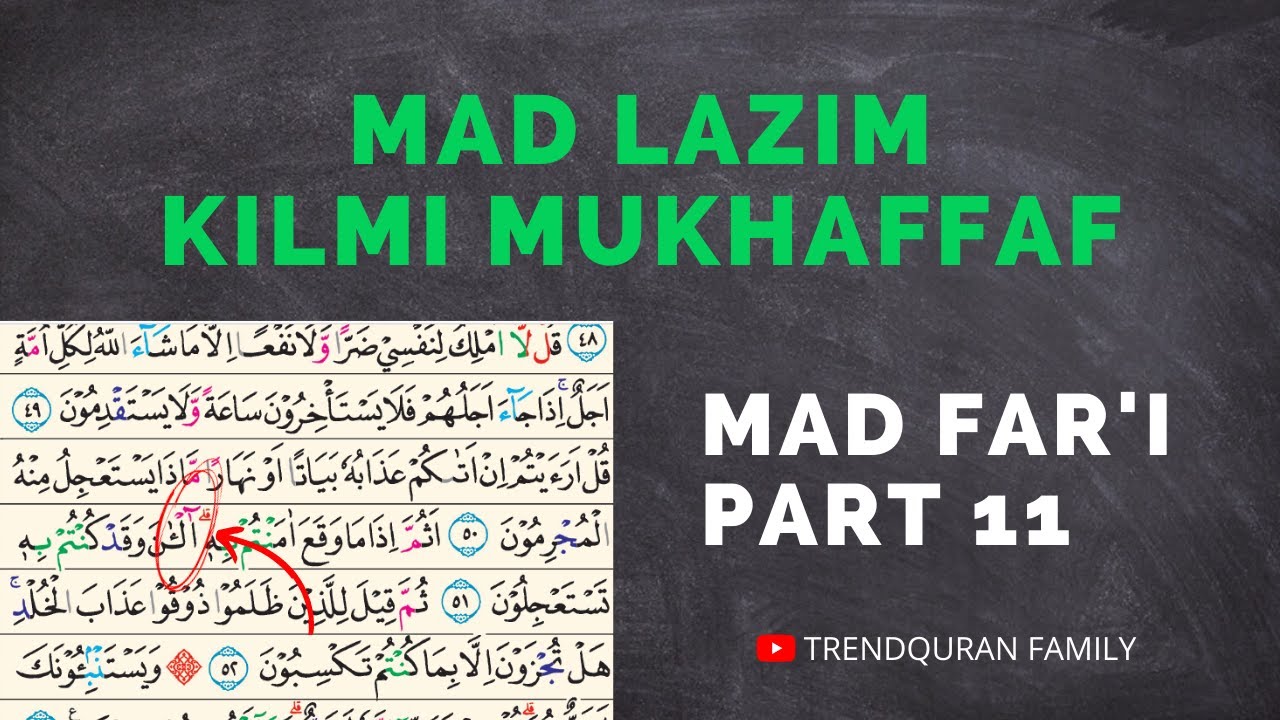 Detail Contoh Bacaan Mad Lazim Harfi Mutsaqqal Nomer 24