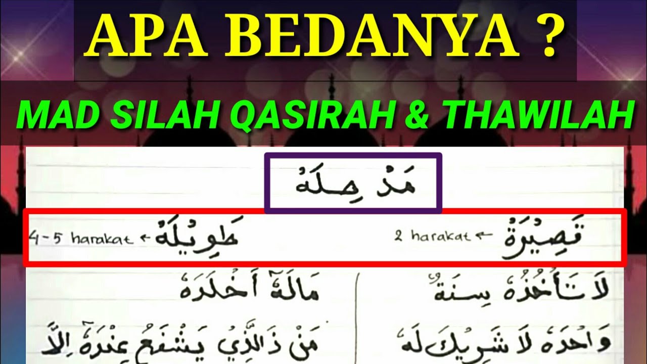 Detail Contoh Bacaan Mad Shilah Qoshiroh Nomer 10