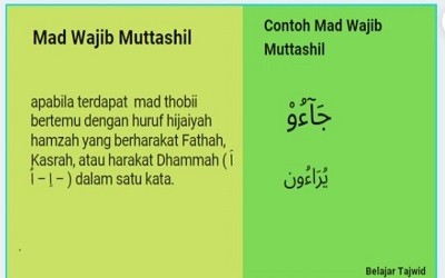 Detail Contoh Bacaan Mad Wajib Muttasil Nomer 24