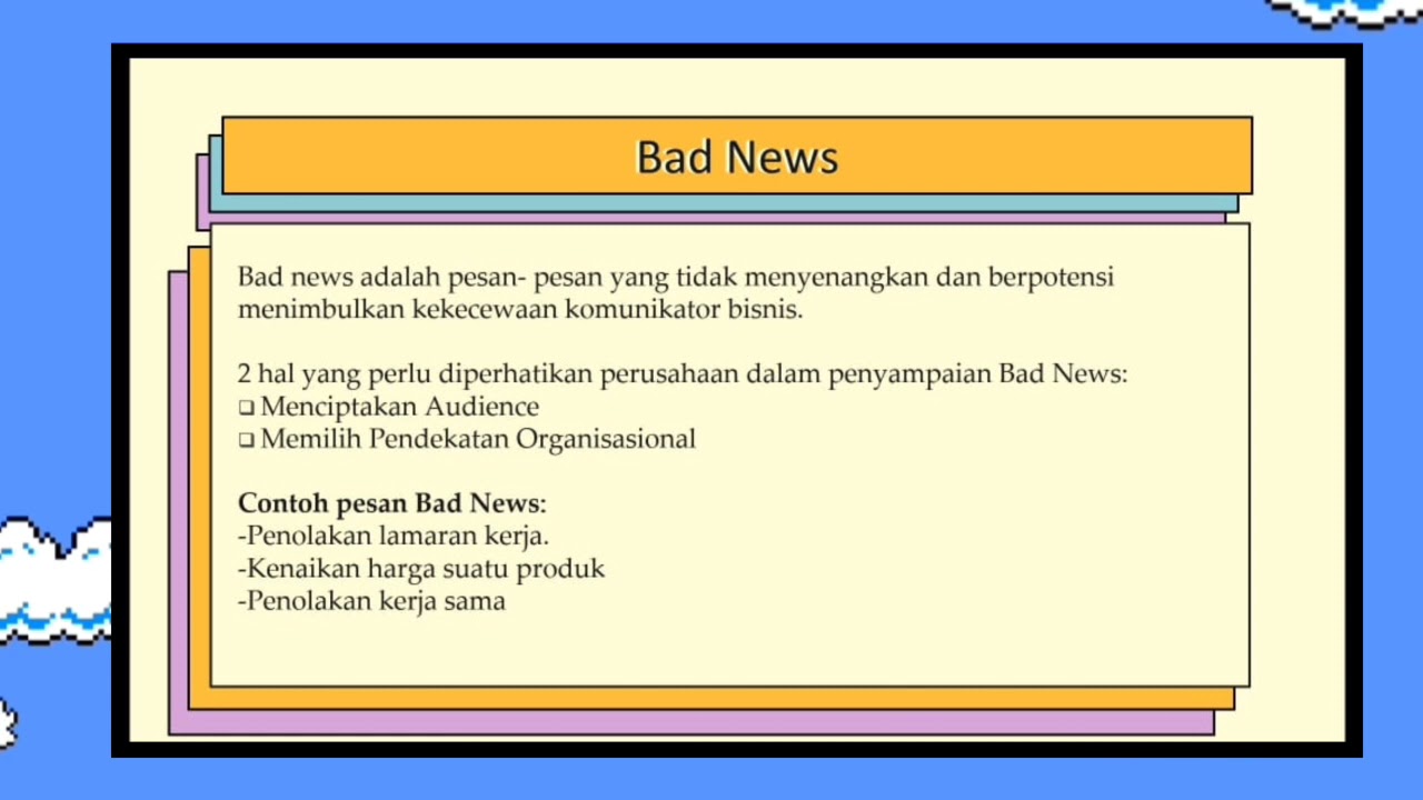 Detail Contoh Bad News Nomer 29