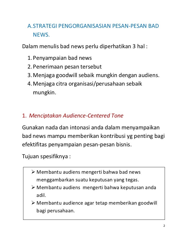 Detail Contoh Bad News Nomer 7