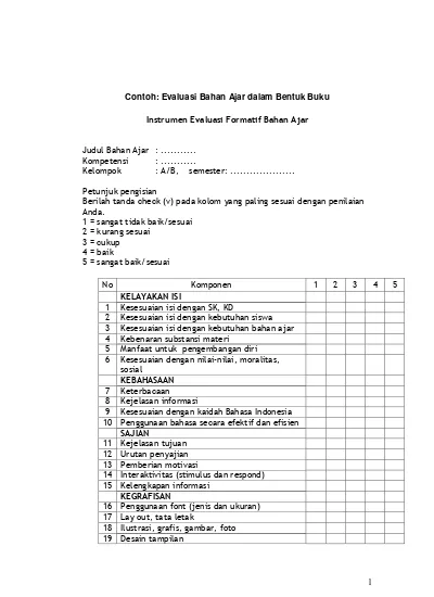 Detail Contoh Bahan Ajar Sd Nomer 21