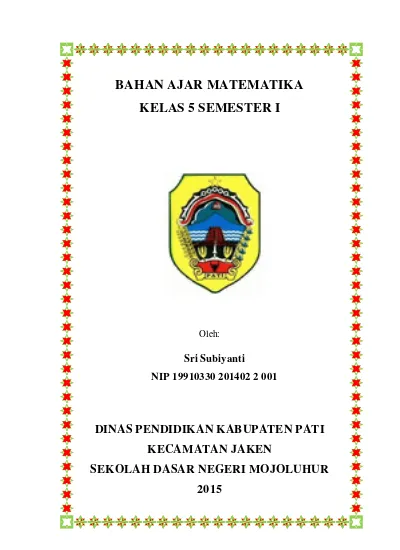 Detail Contoh Bahan Ajar Sd Nomer 33