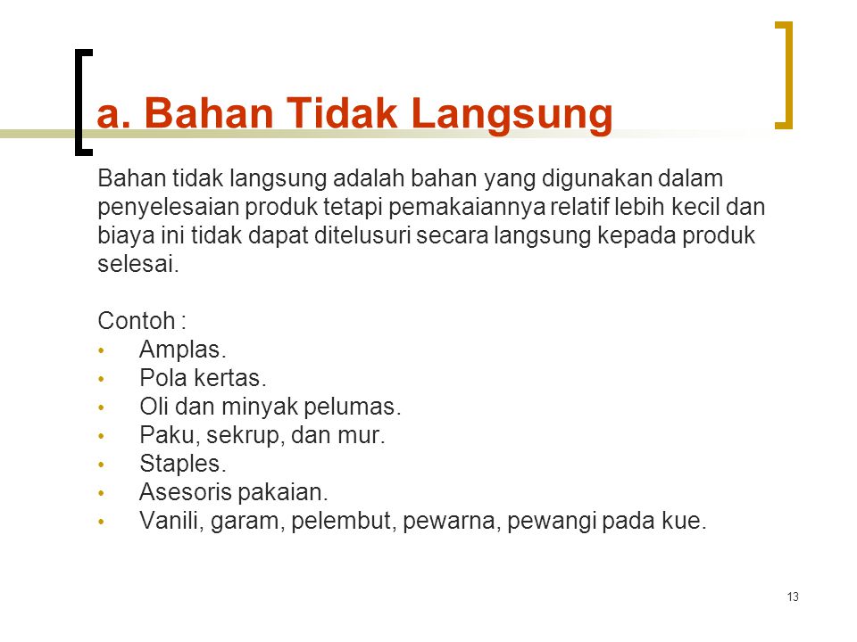 Detail Contoh Bahan Baku Langsung Nomer 4