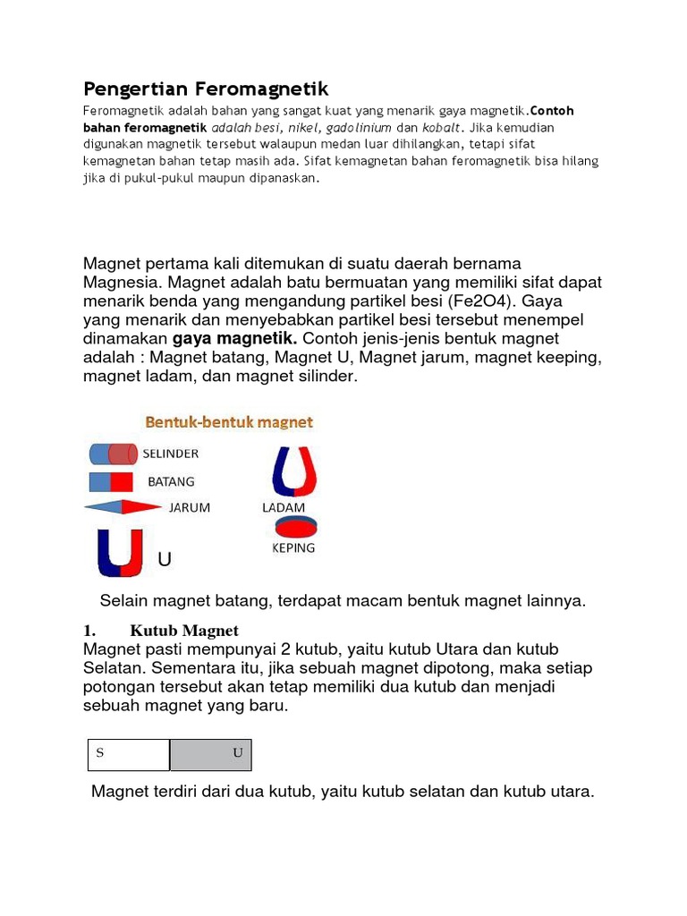 Detail Contoh Bahan Feromagnetik Nomer 25