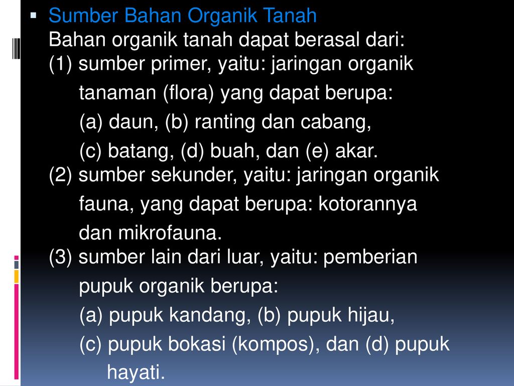 Detail Contoh Bahan Organik Nomer 14