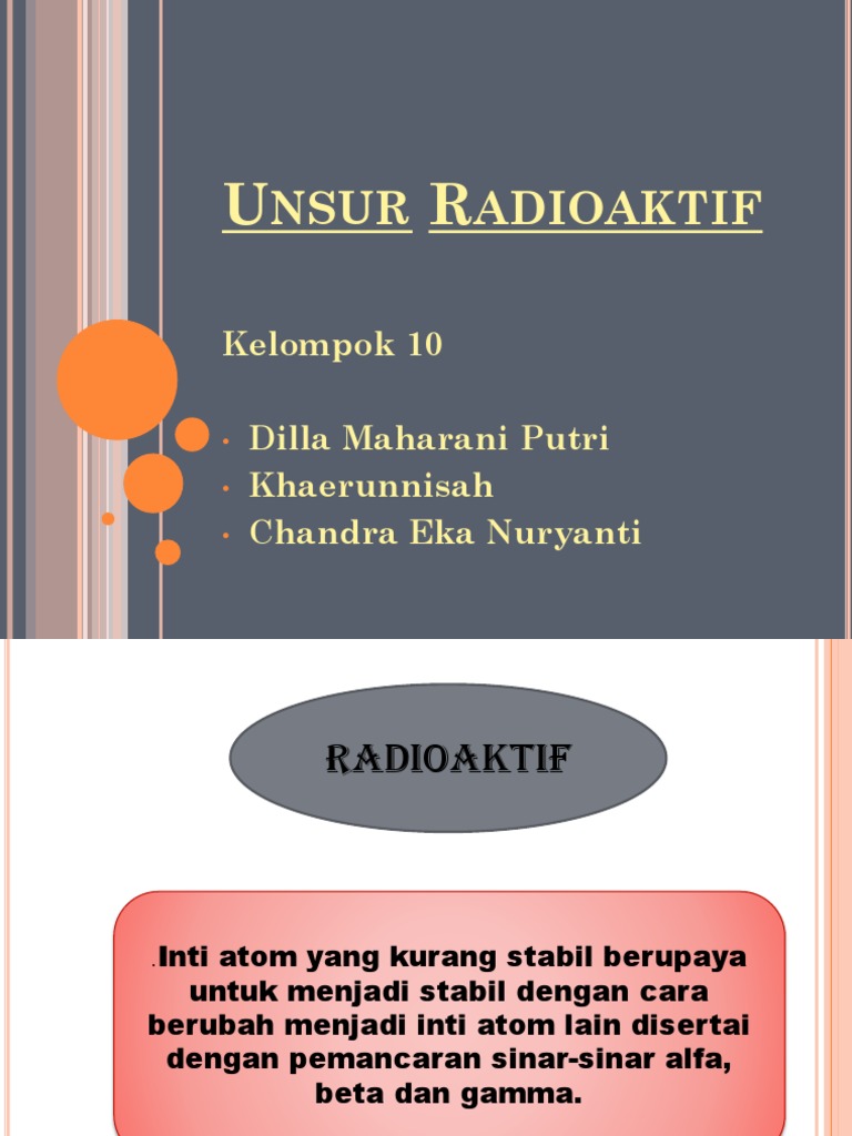 Detail Contoh Bahan Radioaktif Nomer 26