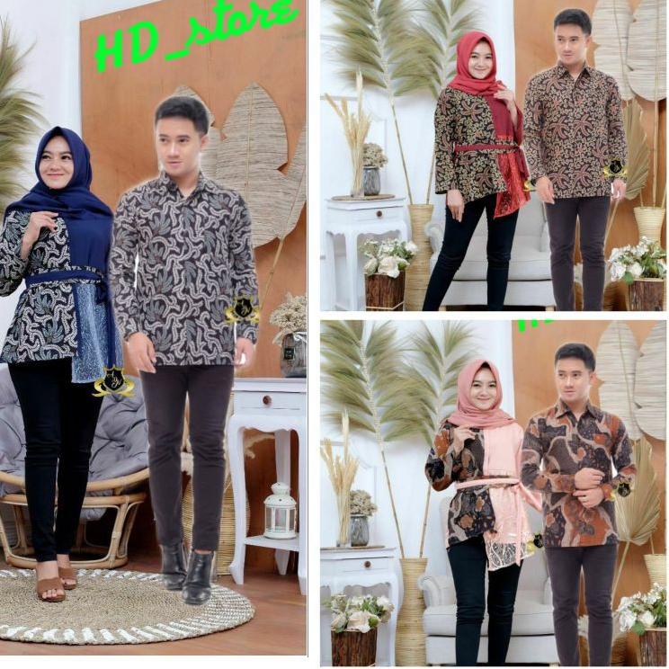 Detail Contoh Baju Batik Kombinasi Nomer 24