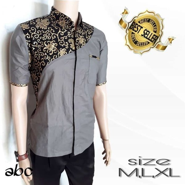 Detail Contoh Baju Batik Kombinasi Nomer 28