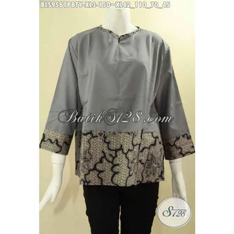 Detail Contoh Baju Batik Kombinasi Nomer 44