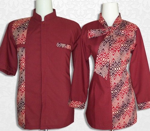 Detail Contoh Baju Batik Kombinasi Nomer 49