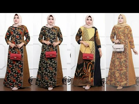 Detail Contoh Baju Batik Kombinasi Nomer 54