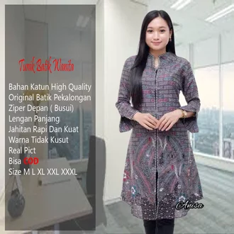 Detail Contoh Baju Batik Tunik Nomer 38