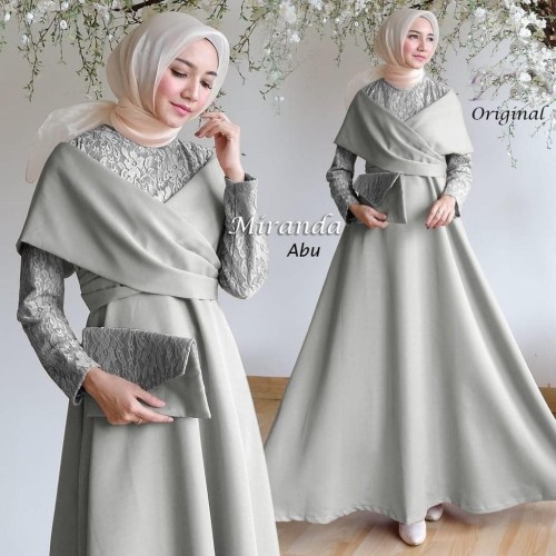 Detail Contoh Baju Gamis 2020 Nomer 23