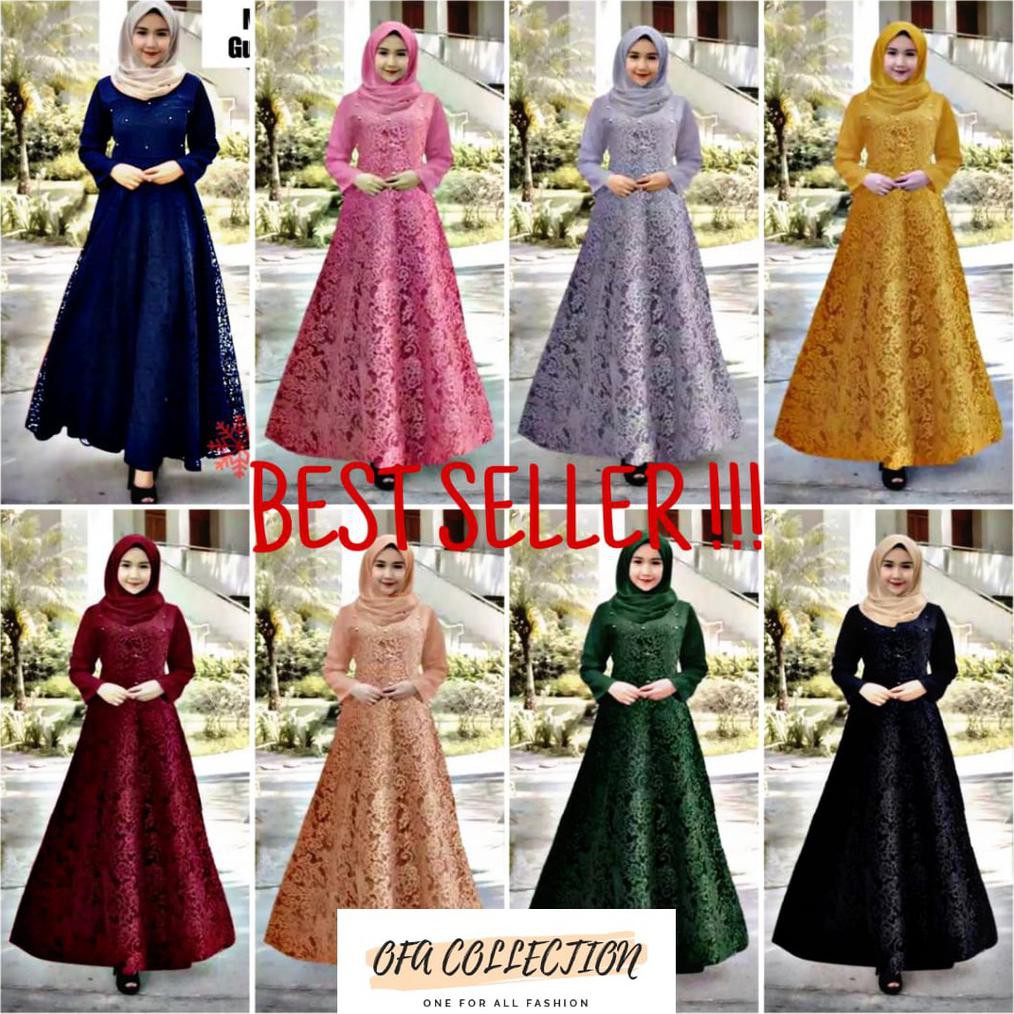 Detail Contoh Baju Gamis 2020 Nomer 25