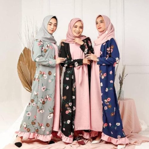 Detail Contoh Baju Gamis 2020 Nomer 39