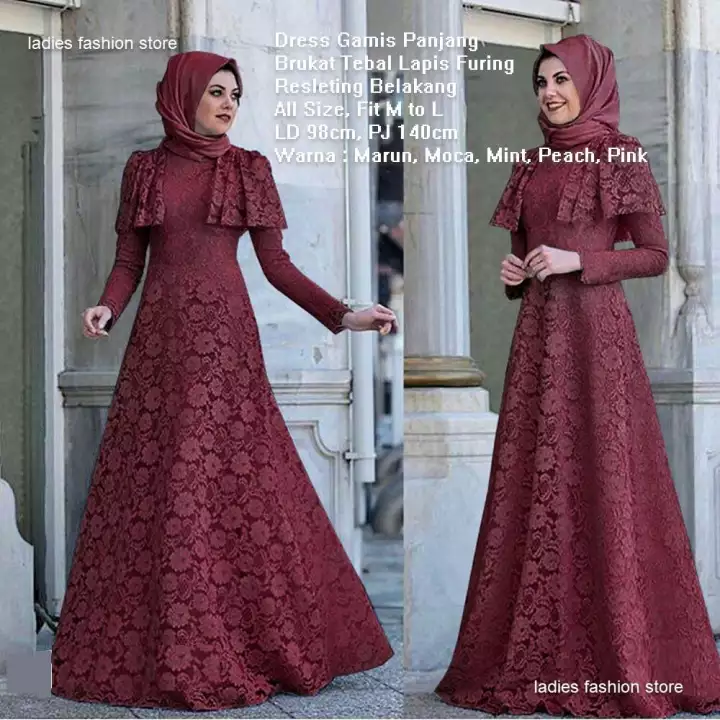 Detail Contoh Baju Gaun Nomer 10