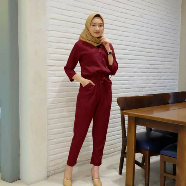 Detail Contoh Baju Jumpsuit Nomer 4