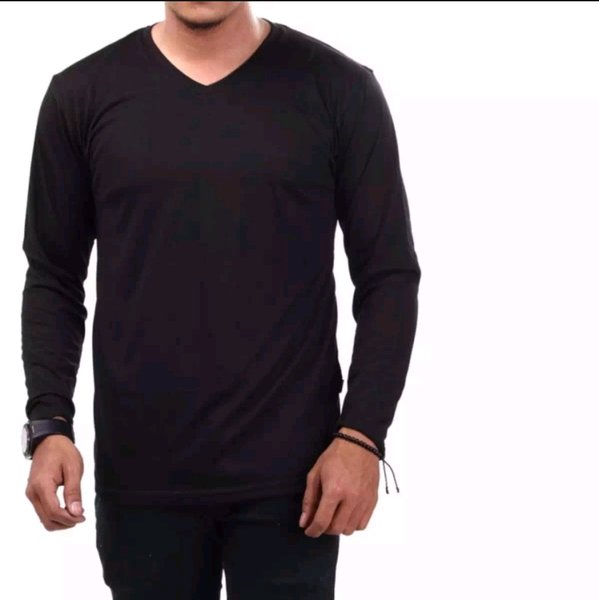 Detail Contoh Baju Kaos Lengan Panjang Polos Nomer 17